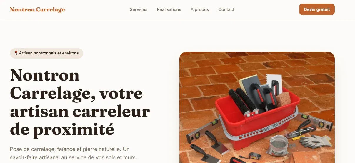 Site Nontron Carrelage