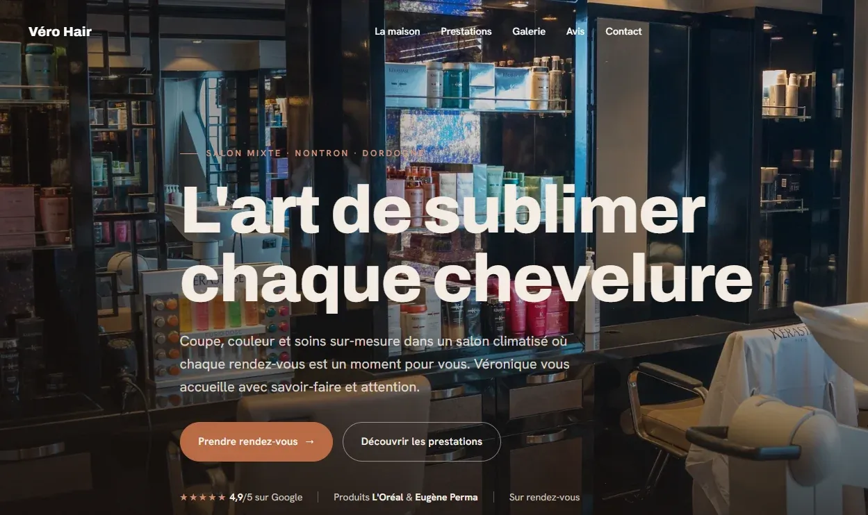 Site Véro Hair